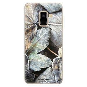 Odolné silikónové puzdro iSaprio - Old Leaves 01 - Samsung Galaxy A8 2018