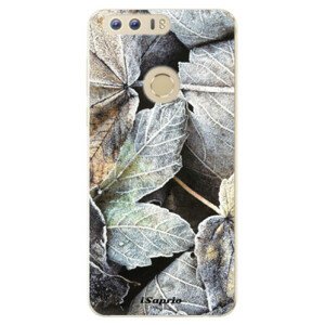 Odolné silikónové puzdro iSaprio - Old Leaves 01 - Huawei Honor 8