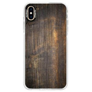 Silikónové púzdro Bumper iSaprio - Old Wood - iPhone XS Max