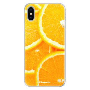 Silikónové puzdro iSaprio - Orange 10 - iPhone X