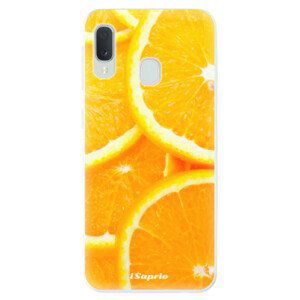 Odolné silikónové puzdro iSaprio - Orange 10 - Samsung Galaxy A20e