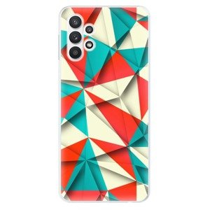 Odolné silikónové puzdro iSaprio - Origami Triangles - Samsung Galaxy A32 5G