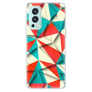 Odolné silikónové puzdro iSaprio - Origami Triangles - OnePlus Nord 2 5G