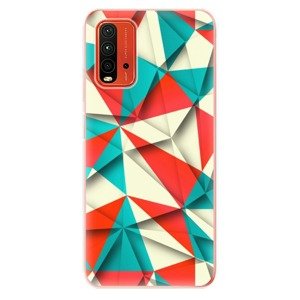 Odolné silikónové puzdro iSaprio - Origami Triangles - Xiaomi Redmi 9T