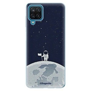 Odolné silikónové puzdro iSaprio - On The Moon 10 - Samsung Galaxy A12