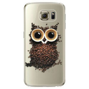 Plastové puzdro iSaprio - Owl And Coffee - Samsung Galaxy S6 Edge