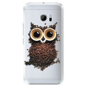 Plastové puzdro iSaprio - Owl And Coffee - HTC 10