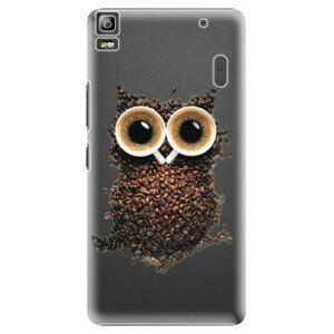 Plastové puzdro iSaprio - Owl And Coffee - Lenovo A7000