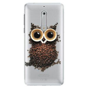 Plastové puzdro iSaprio - Owl And Coffee - Nokia 5