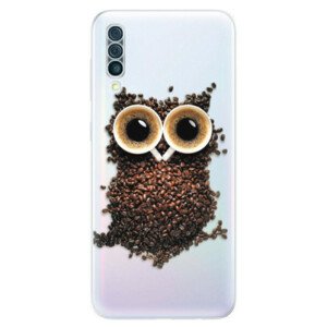 Odolné silikónové puzdro iSaprio - Owl And Coffee - Samsung Galaxy A50