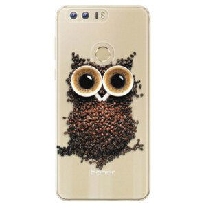 Odolné silikónové puzdro iSaprio - Owl And Coffee - Huawei Honor 8