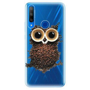 Odolné silikónové puzdro iSaprio - Owl And Coffee - Huawei Honor 9X