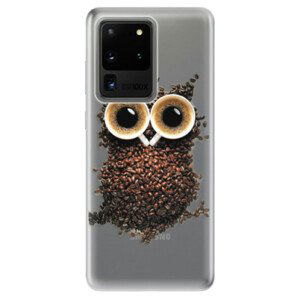 Odolné silikónové puzdro iSaprio - Owl And Coffee - Samsung Galaxy S20 Ultra