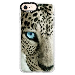 Silikónové púzdro Bumper iSaprio - White Panther - iPhone 8