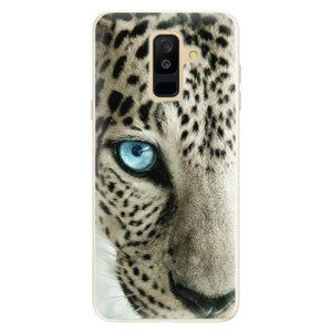 Silikónové puzdro iSaprio - White Panther - Samsung Galaxy A6+