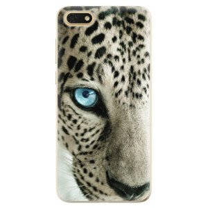 Odolné silikónové puzdro iSaprio - White Panther - Huawei Honor 7S