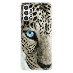 Odolné silikónové puzdro iSaprio - White Panther - Samsung Galaxy A32 5G