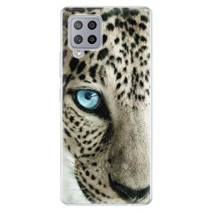 Odolné silikónové puzdro iSaprio - White Panther - Samsung Galaxy A42