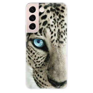 Odolné silikónové puzdro iSaprio - White Panther - Samsung Galaxy S22+ 5G