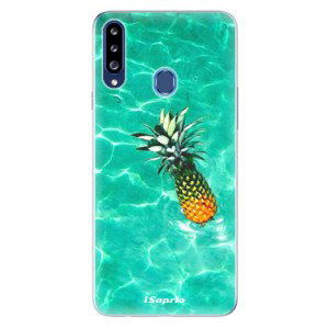 Odolné silikónové puzdro iSaprio - Pineapple 10 - Samsung Galaxy A20s