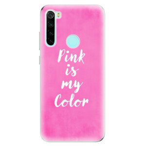 Odolné silikónové puzdro iSaprio - Pink is my color - Xiaomi Redmi Note 8