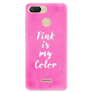 Odolné silikónové puzdro iSaprio - Pink is my color - Xiaomi Redmi 6