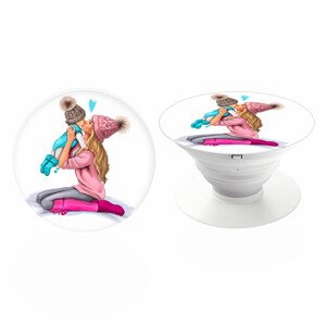 PopSocket iSaprio – Kissing Mom - Blond and Boy – držiak na mobil