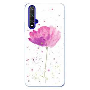 Odolné silikónové puzdro iSaprio - Poppies - Huawei Honor 20