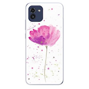 Odolné silikónové puzdro iSaprio - Poppies - Samsung Galaxy A03