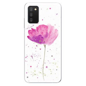 Odolné silikónové puzdro iSaprio - Poppies - Samsung Galaxy A03s