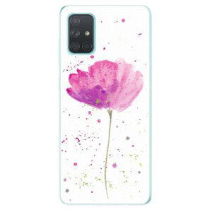 Odolné silikónové puzdro iSaprio - Poppies - Samsung Galaxy A71