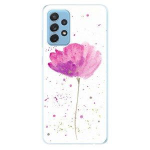 Odolné silikónové puzdro iSaprio - Poppies - Samsung Galaxy A72