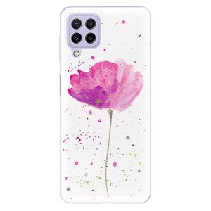 Odolné silikónové puzdro iSaprio - Poppies - Samsung Galaxy A22