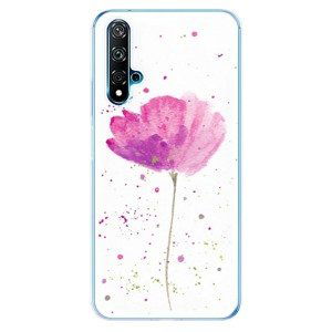 Odolné silikónové puzdro iSaprio - Poppies - Huawei Nova 5T