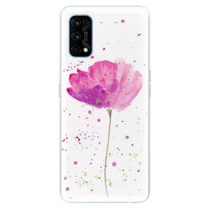 Odolné silikónové puzdro iSaprio - Poppies - Realme 7 Pro