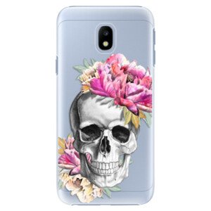 Plastové puzdro iSaprio - Pretty Skull - Samsung Galaxy J3 2017