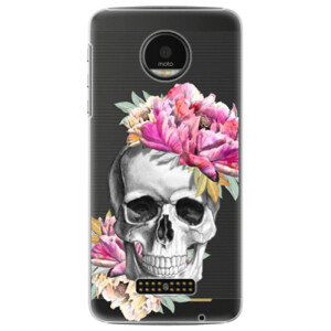 Plastové puzdro iSaprio - Pretty Skull - Lenovo Moto Z