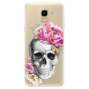 Odolné silikónové puzdro iSaprio - Pretty Skull - Samsung Galaxy J6