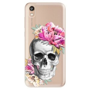 Odolné silikónové puzdro iSaprio - Pretty Skull - Huawei Honor 8S