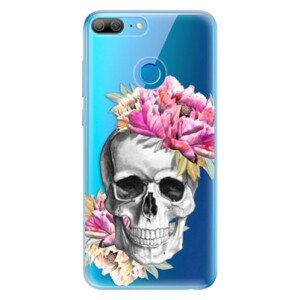 Odolné silikónové puzdro iSaprio - Pretty Skull - Huawei Honor 9 Lite