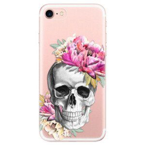 Odolné silikónové puzdro iSaprio - Pretty Skull - iPhone 7