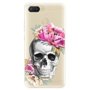 Odolné silikónové puzdro iSaprio - Pretty Skull - Xiaomi Redmi 6