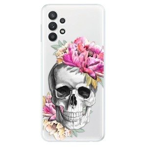 Odolné silikónové puzdro iSaprio - Pretty Skull - Samsung Galaxy A32 5G