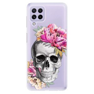 Odolné silikónové puzdro iSaprio - Pretty Skull - Samsung Galaxy A22