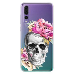 Odolné silikónové puzdro iSaprio - Pretty Skull - Huawei P20 Pro