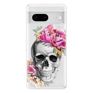 Odolné silikónové puzdro iSaprio - Pretty Skull - Google Pixel 7 5G