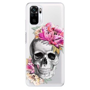 Odolné silikónové puzdro iSaprio - Pretty Skull - Xiaomi Redmi Note 10 / Note 10S