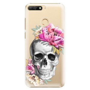 Plastové puzdro iSaprio - Pretty Skull - Huawei Y6 Prime 2018