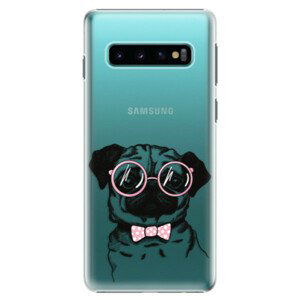 Plastové puzdro iSaprio - The Pug - Samsung Galaxy S10