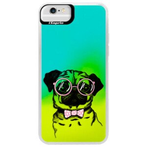 Neónové puzdro Blue iSaprio - The Pug - iPhone 6 Plus/6S Plus